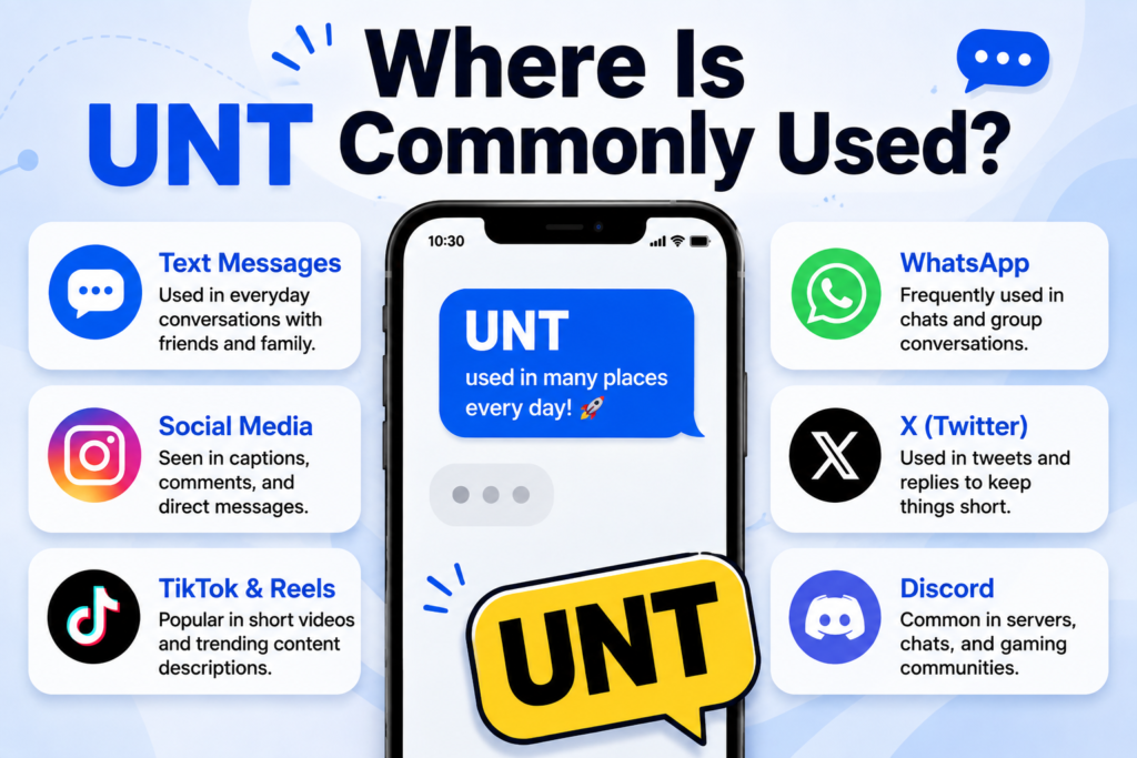 UNT meaning in text