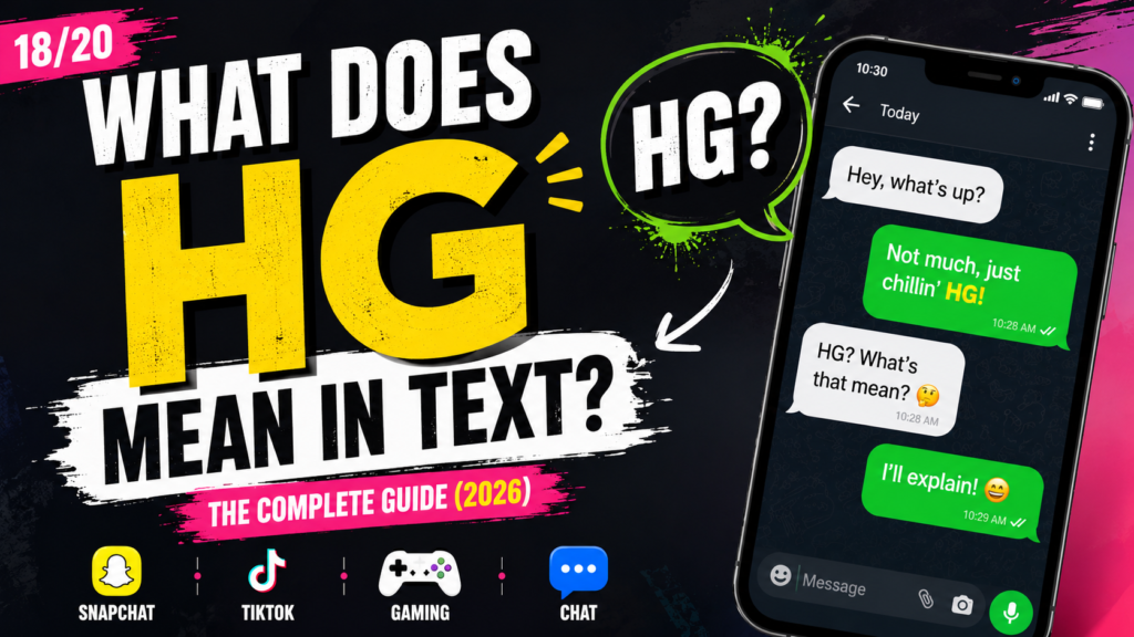HG meaning in text