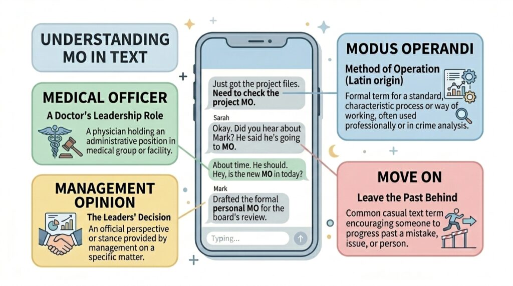 what does mo mean in text