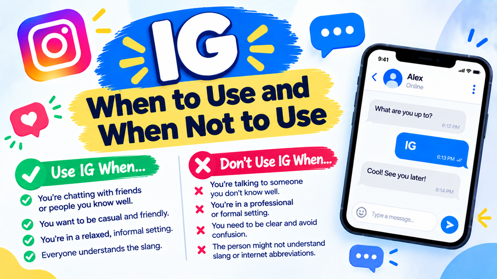 IG meaning in text