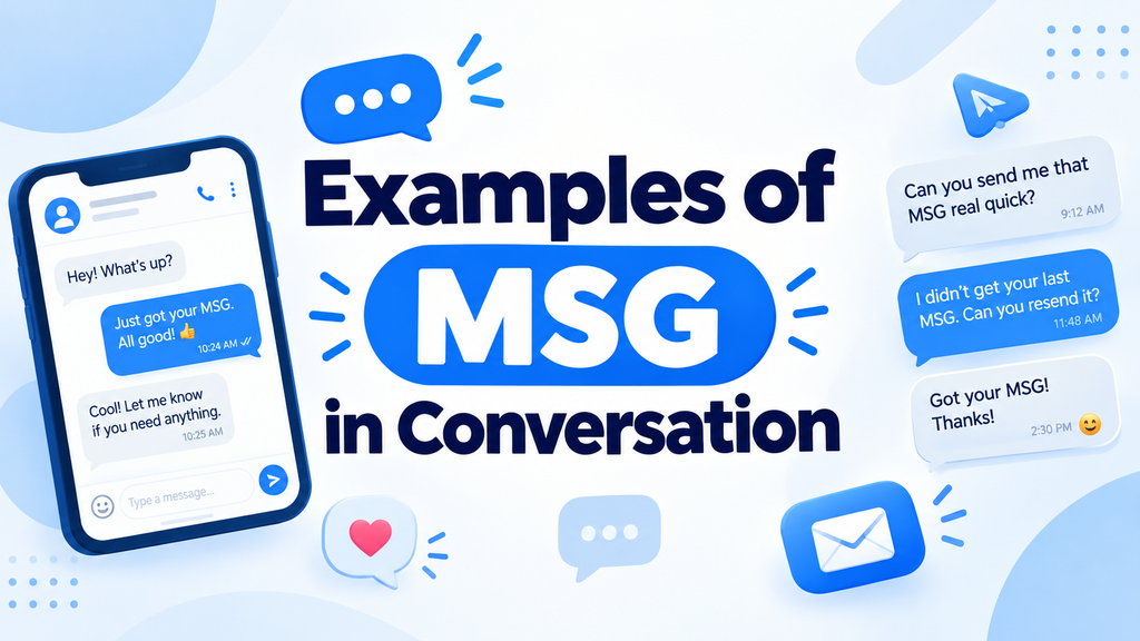 MSG meaning in text