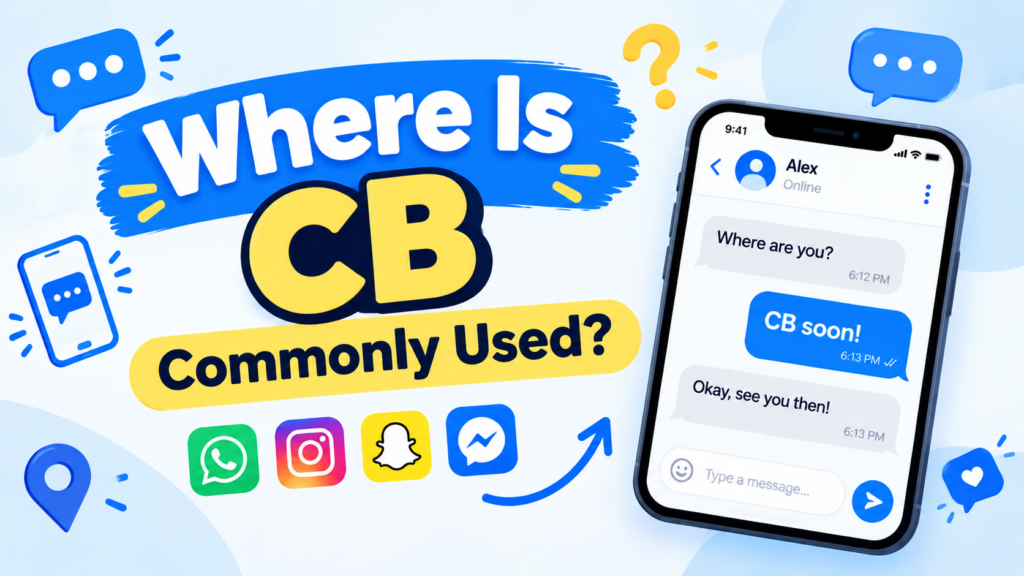 CB meaning in text