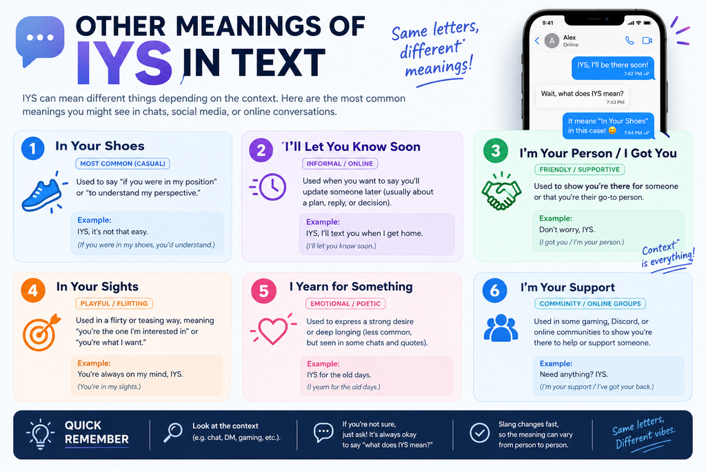 IYS meaning