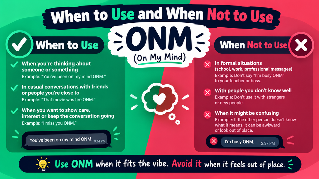 what does onm mean