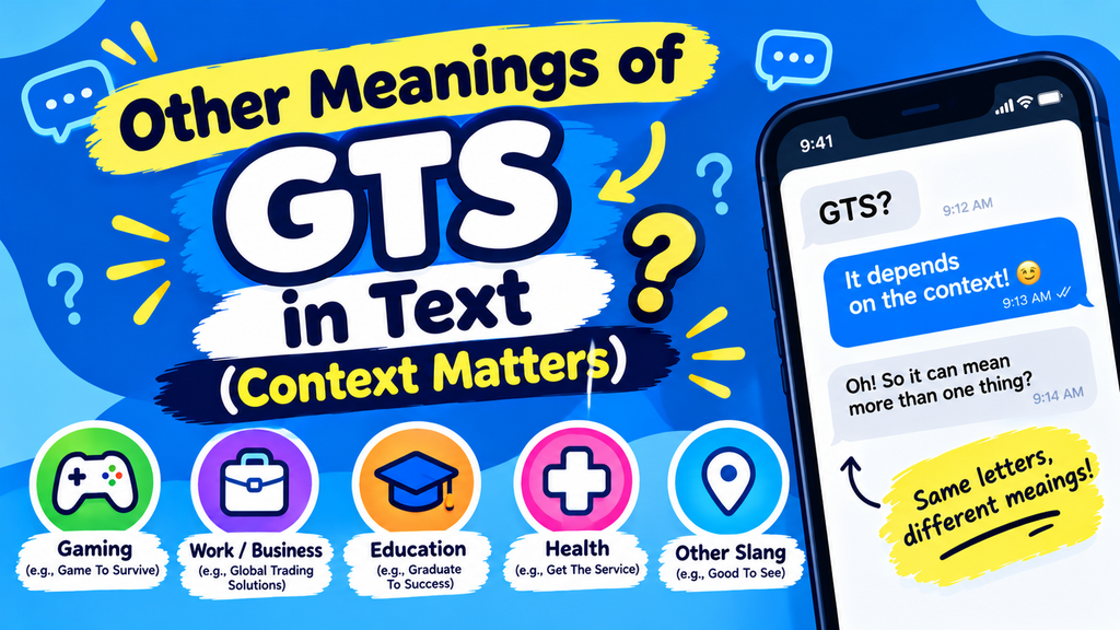 GTS meaning in text