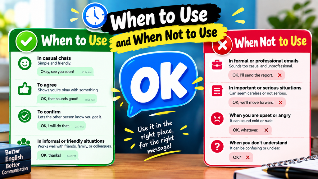 what does ok mean in text