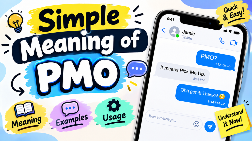 what does PMO mean in text
