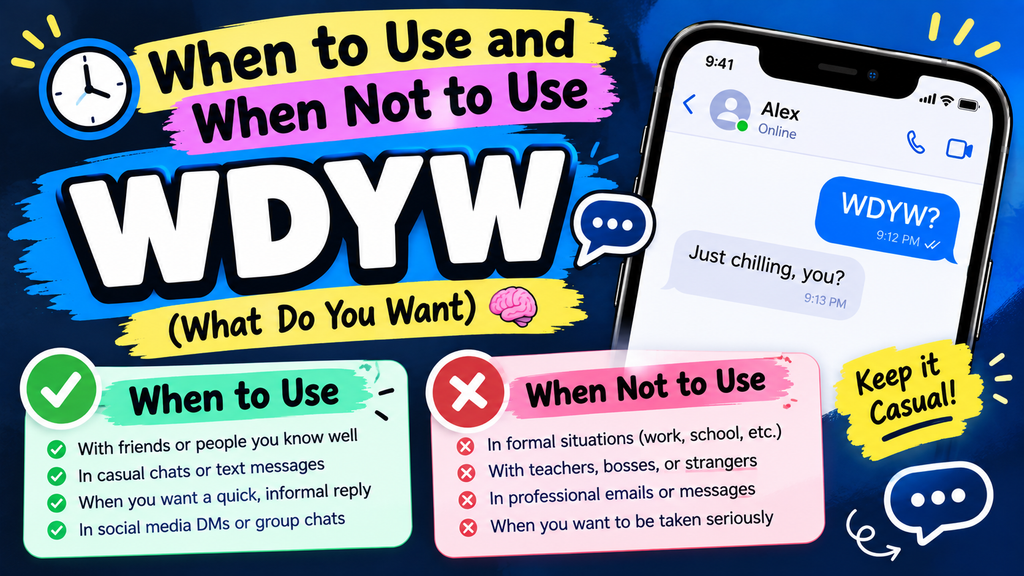 wdyw meaning