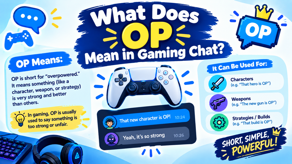what does op mean in gaming