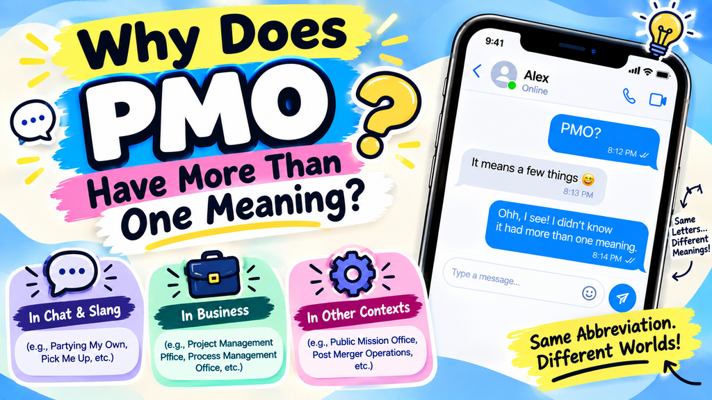 what does PMO mean in text